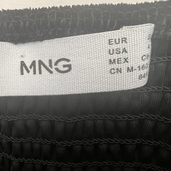 Mango puff sleeve dress velvet - Picture 5 of 5